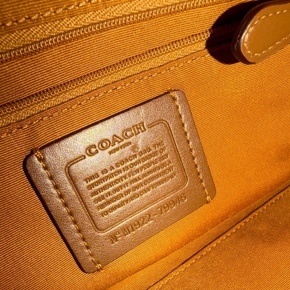 🌸 Coach Rowan Satchel Powder Pink Leather Crossbody Bag Gold Hardware - Picture 11 of 13